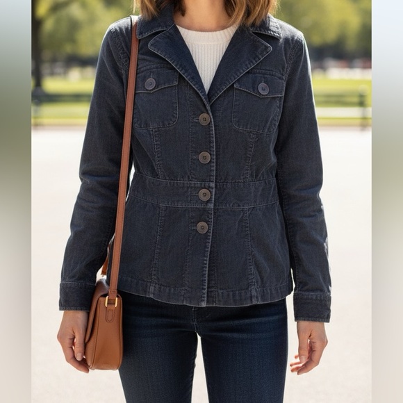 INC International Concepts Jackets & Blazers - I.N.C. International Concepts Women's Corduroy Jacket size medium black